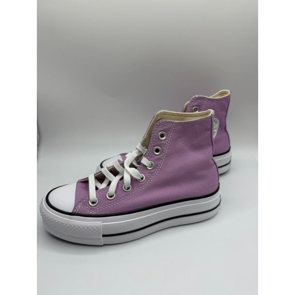 Converse Women's CTAS Sneakers, Classic Amethyst | White Black, 5 Medium US